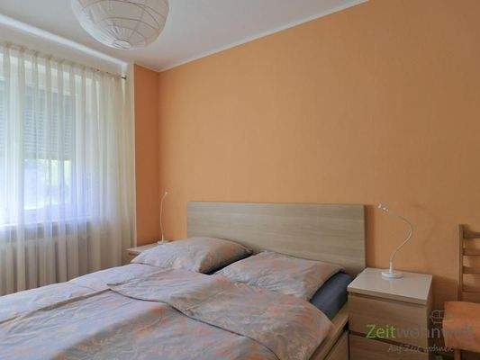 Blick ins Schlafzimmer