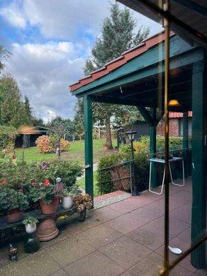 Ausblick in den Garten