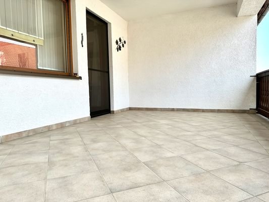 riesiger Balkon