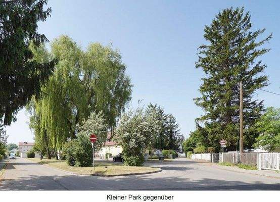 Kleiner Park gegenüber