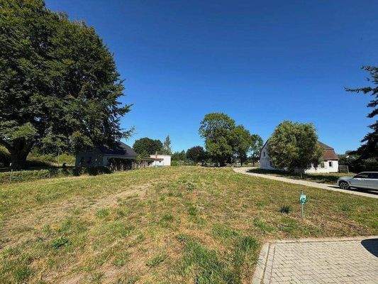 Blick zum Grundstück