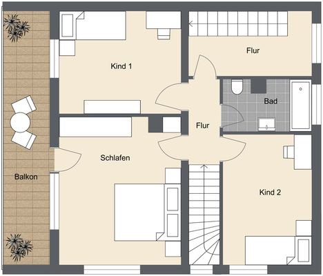 Grundriss I OG