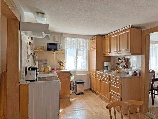 Küche im Dachgeschoss