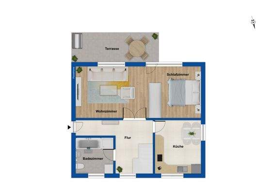 Grundriss Erdgeschoss