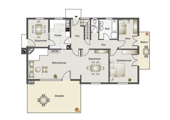 Grundriss Erdgeschoss