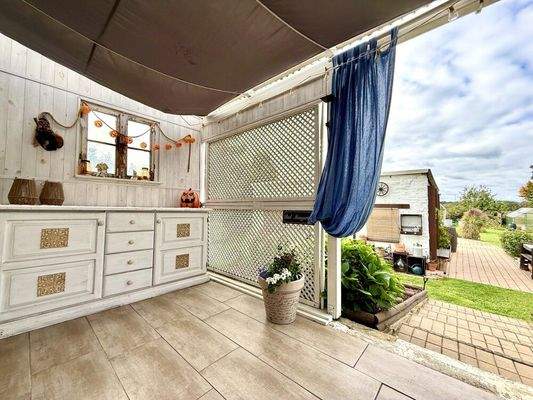 Überdachte Terrasse