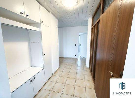 Eingangsbereich geräumt