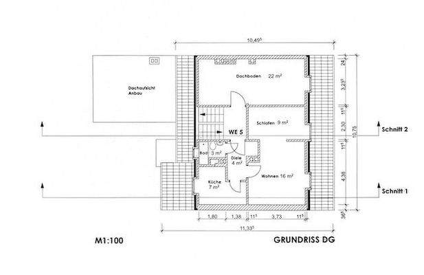 Grundriss Dachgeschoss