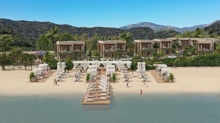 Luxurious Apartments with Private Beach in Bodrum Bitez