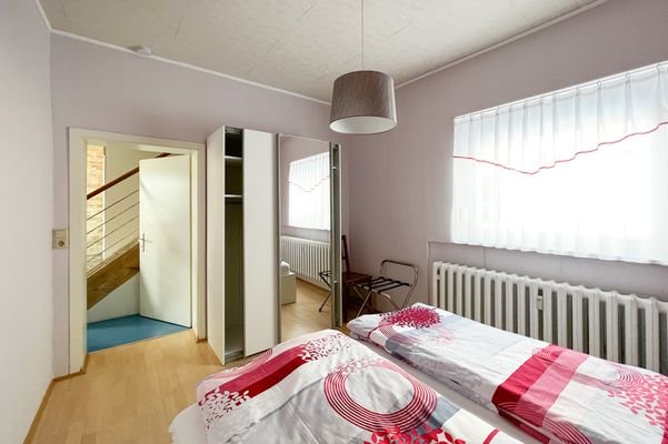 Blick vom Schlafzimmer in den Flur