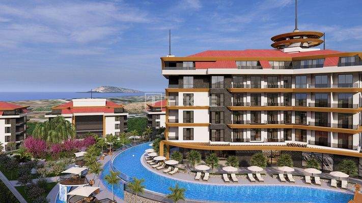 Properties with 5-Star Hotel Concept in Alanya Kestel