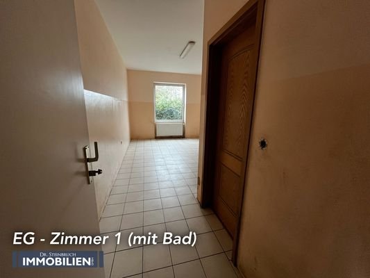 EG - Zimmer 1 (mit Bad)