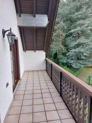 Balkon zur Rückseite
