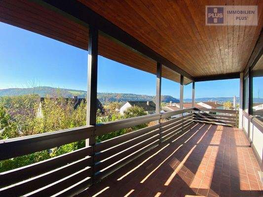 Balkon am Wohnzimmer