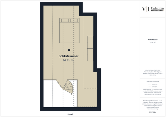Grundriss Spitzboden