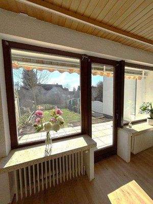 schöner Blick aus dem Wohnzimmer