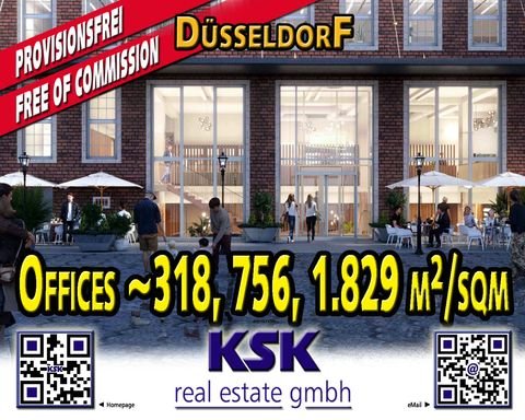 Düsseldorf Büros, Büroräume, Büroflächen 