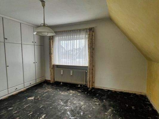 Einfamilienhaus, Schlafzimmer im Obergeschoss