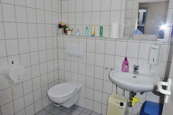 getrennte WC Anlage