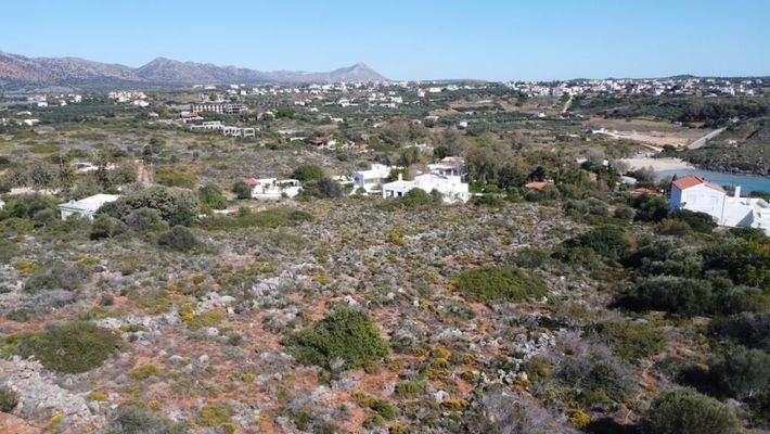 Kreta, Tersana: Grundstück mit Meerblick und Bergblick zu verkaufen