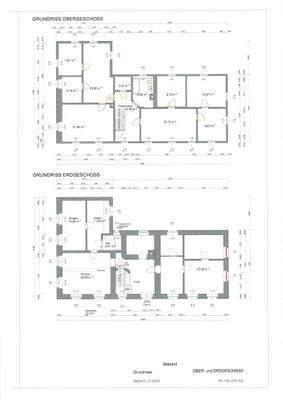 Grundriss Erd- und Obergeschoss