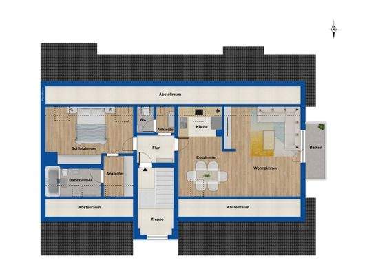 Grundriss Dachgeschoss