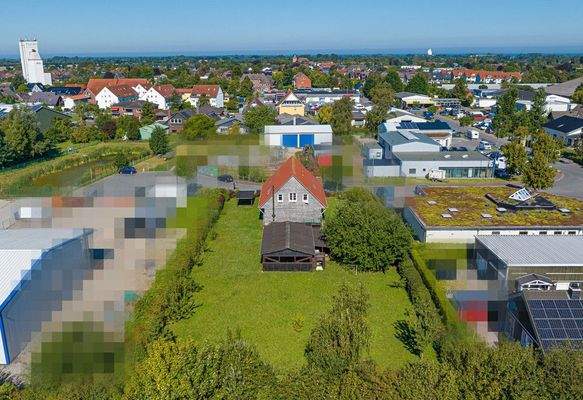 Am Rande des Gewerbegebiets