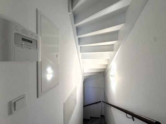 Abgang in den Wohnkeller / Alarmanlage