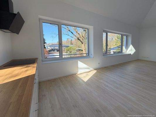 Küche und Wohnbereich