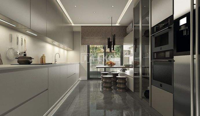 Apartments in a Complex with a Pool in İzmir Karşıyaka