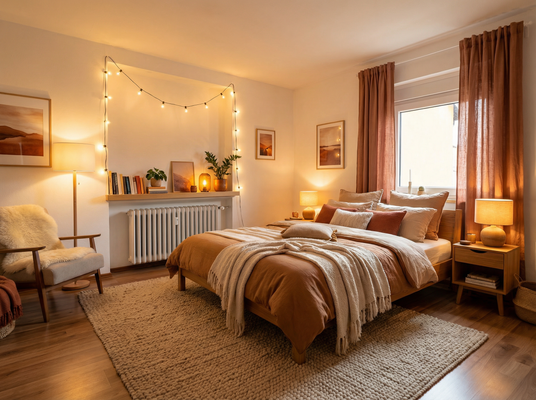 KI generiertes Schlafzimmer