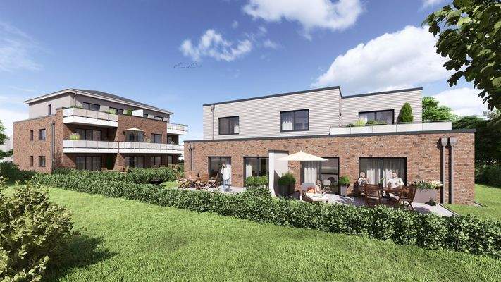 Visualisierung Gartenansicht