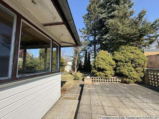 Terrasse des Sommerhauses