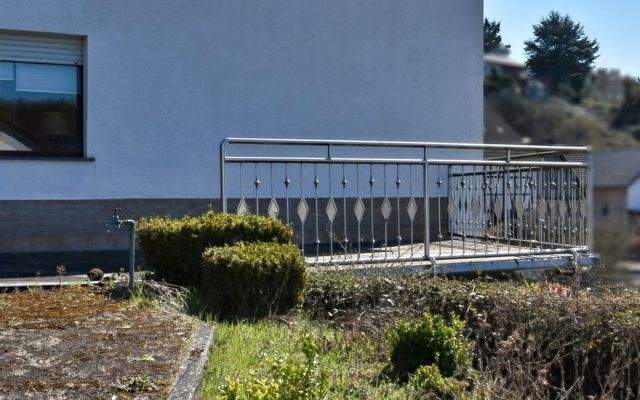 Blick zum Terrassenbereich