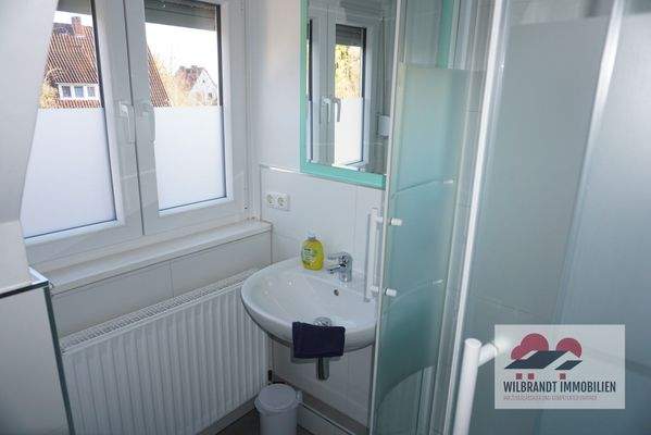 Duschbad im Dachgeschoss
