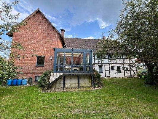 Seitenansicht-Wintergarten