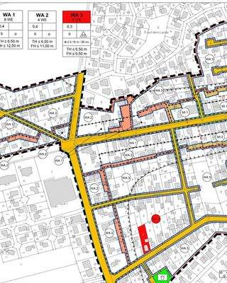 Ausschnitt B-Plan - WA 3