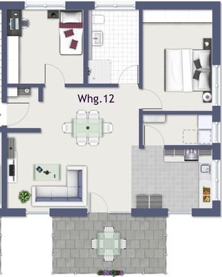 Grundriss Whg. 12
