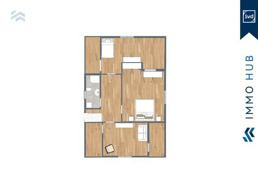 Grundriss Haus1 OG