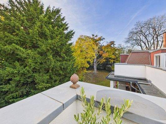 Blick von der Dachterrasse