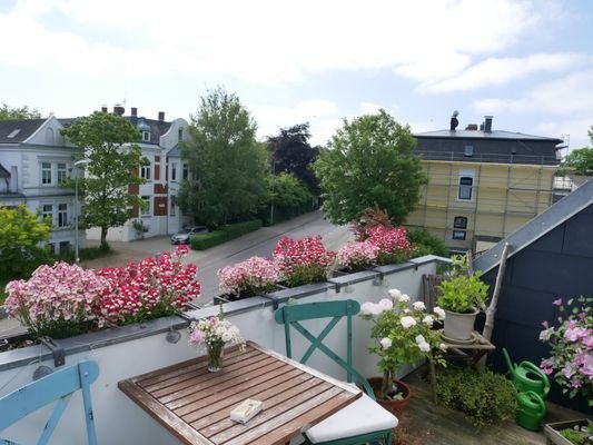 Aussicht vom Balkon