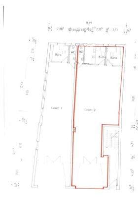 Raumaufteilung: rot umrandet