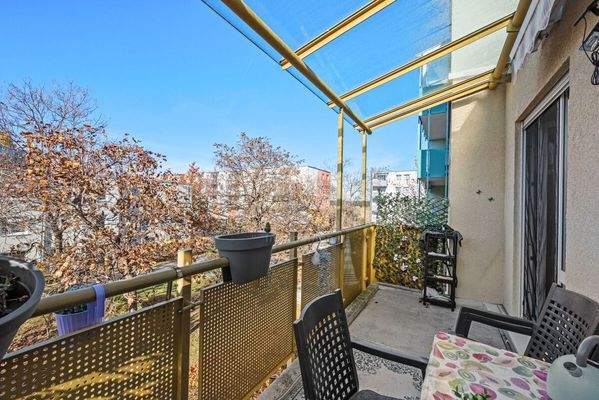 Sonnige Westausrichtung