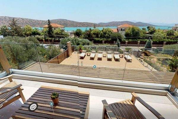 Kreta, Tsifliki: Umweltfreundliche Villa mit Pool, Garten und Whirlpool bei Elounda zu verkaufen