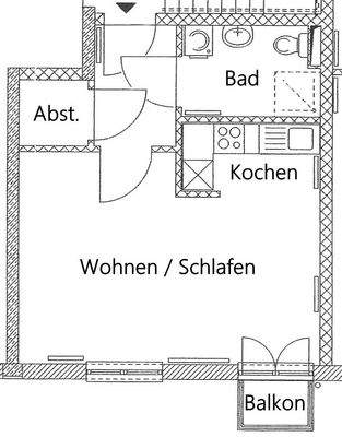 Grundriss (ohne Maßstab)