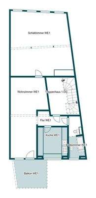 Grundriss Skizze 1.OG