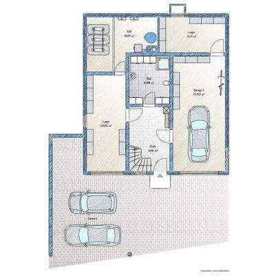 Grundriss Untergeschoss