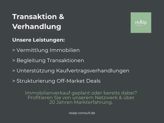 Leistungen Transaktion & Verhandlung