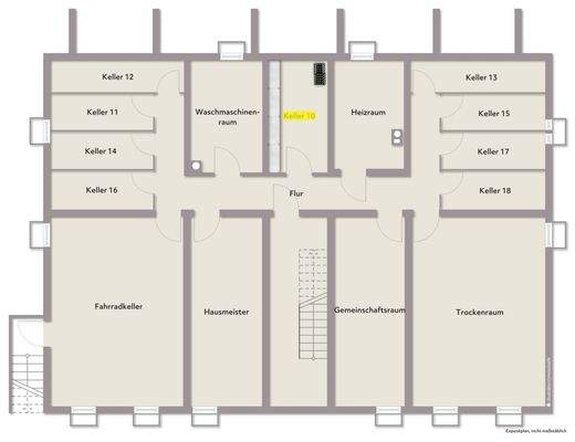 Grundriss Keller
