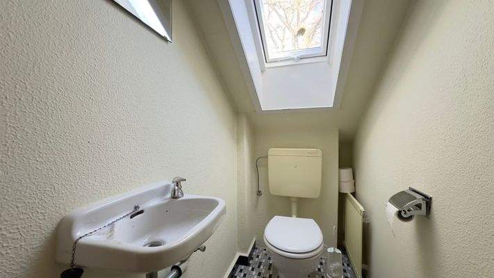 WC im Dachgeschoss